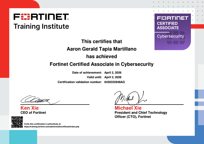 Certification image